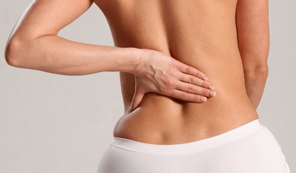Rückenschmerzen mit lumbaler Osteochondrose Foto 2