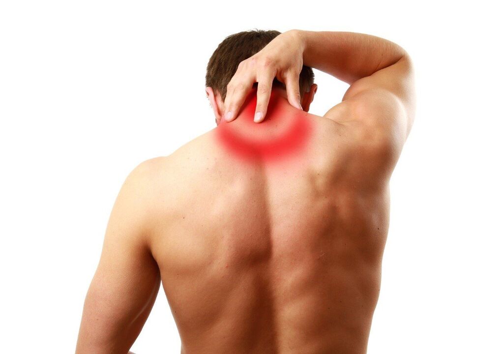 Die zervikale Osteochondrose ist eine Folge einer Überlastung und Schwächung der Elastizität der Muskulatur im Nackenbereich