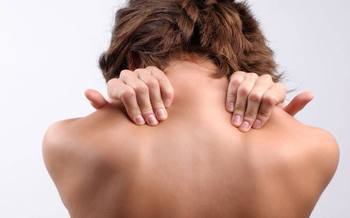 Selbstmassage des Hals und Rückens