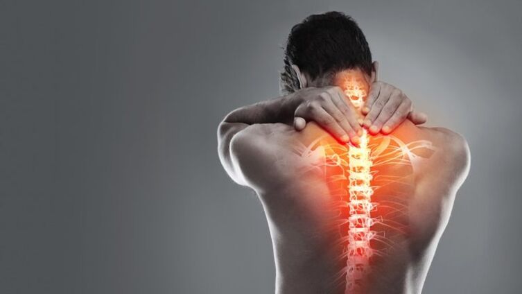 Neuralgie provoziert Schmerzen im Bereich der Schulterblätter