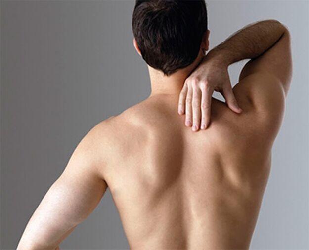 Rückenschmerzen im Bereich der Schulterblätter